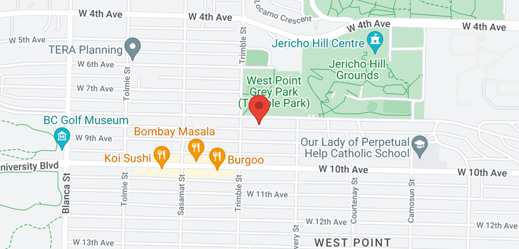map of 4374 W 8TH AVENUE